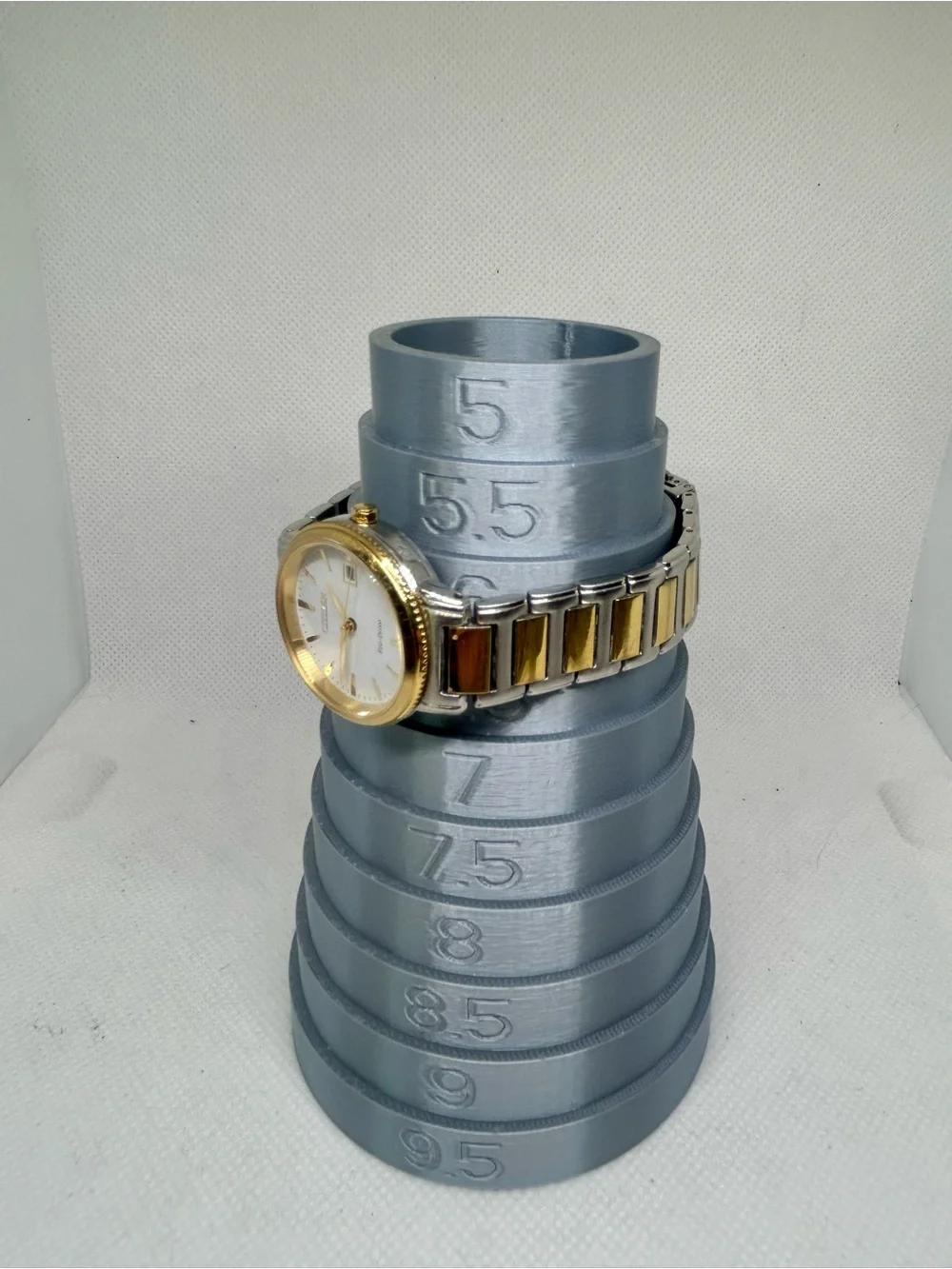 Citizen Eco-Drive Two Tone Gold Silver White Dial Date Women’s Watch Running